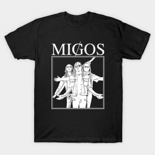 Migos // Hip hop // White T-Shirt